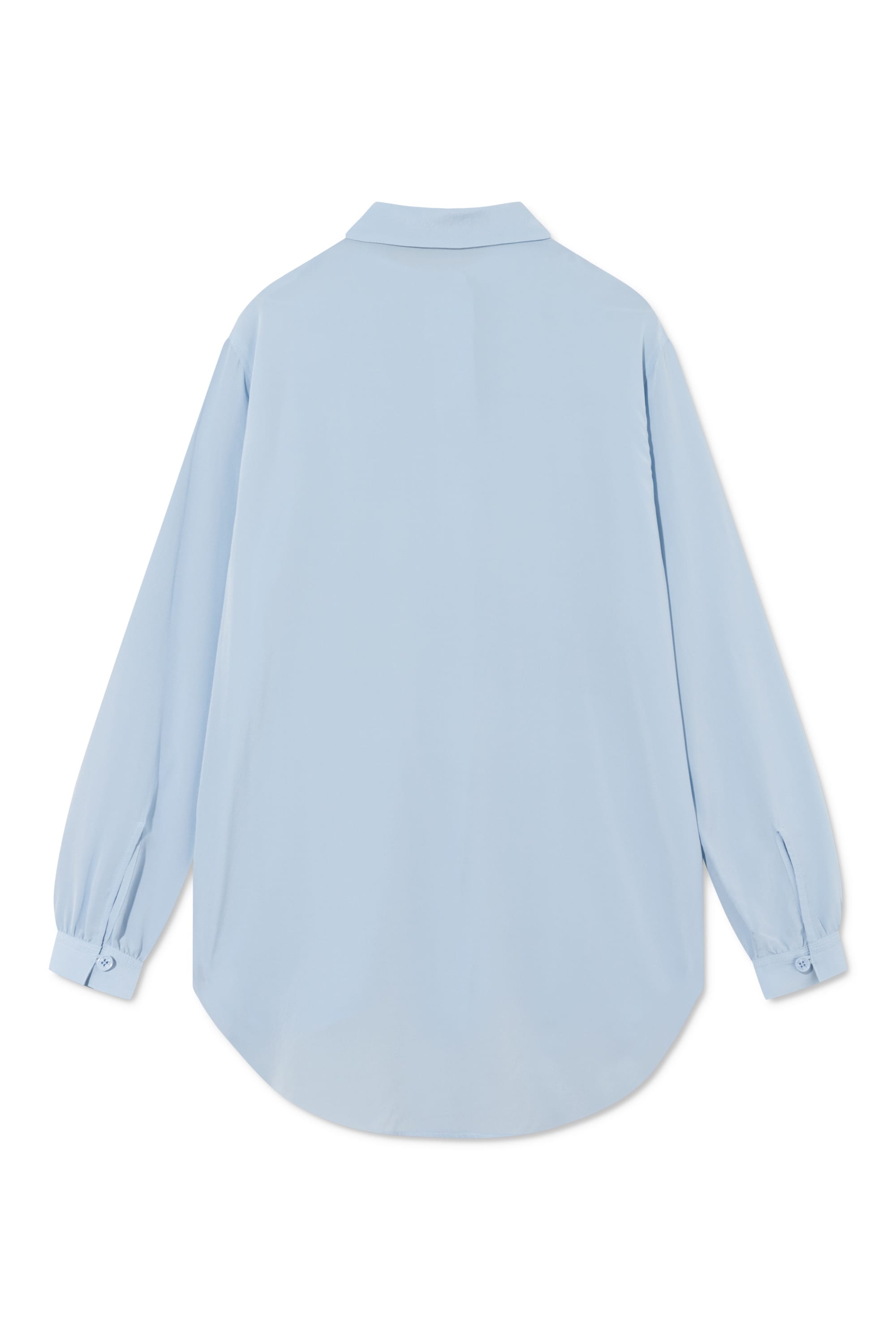 Rue de Tokyo SHELBY SILK SHIRT LIGHT BLUE SHIRTS LIGHT BLUE