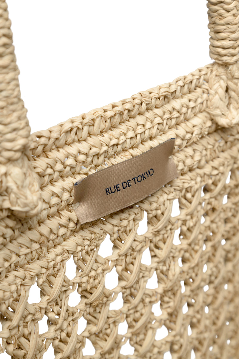 Rue de Tokyo ALMA BAG RAFFIA STRAW BAGS