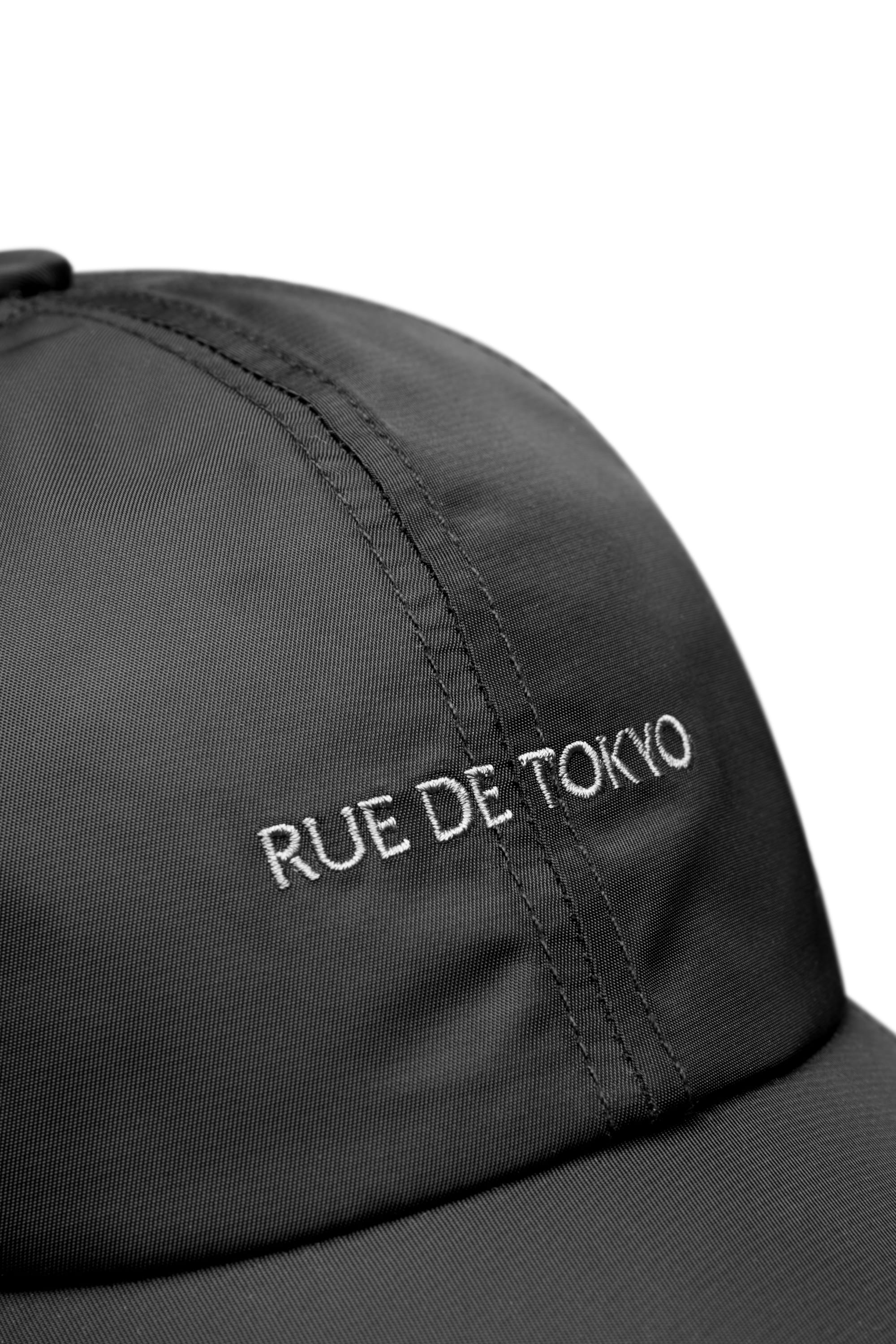 Rue de Tokyo ARA CAP BLACK WITH GREY LOGO ACCESSORIES BLACK WITH GREY LOGO