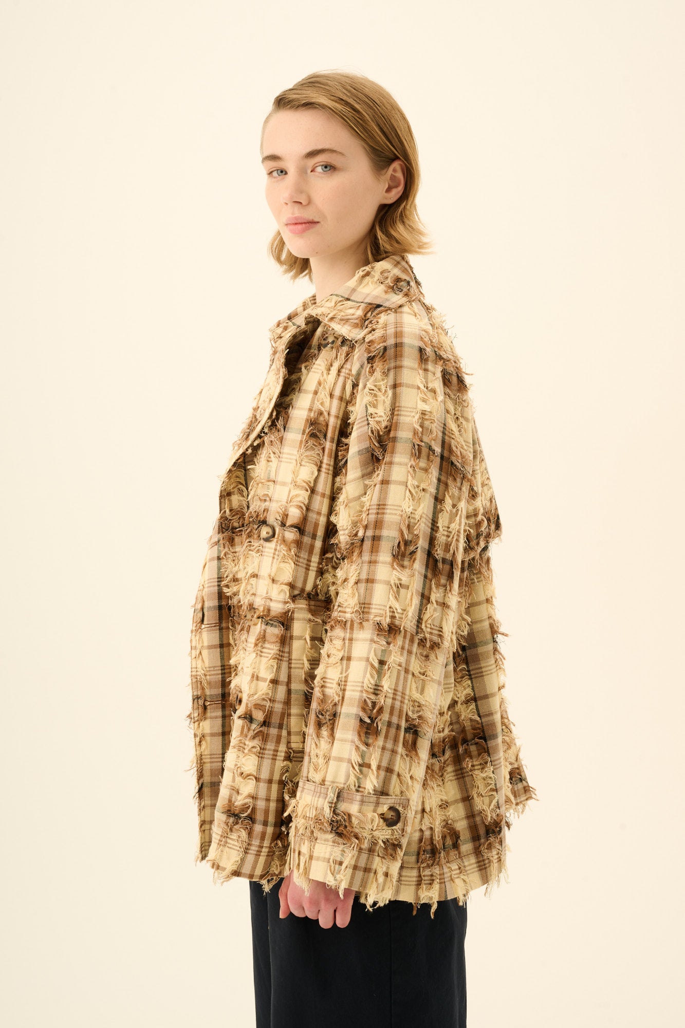 Rue de Tokyo CAJSA TRENCH Jackets CAMEL BLACK SAND
