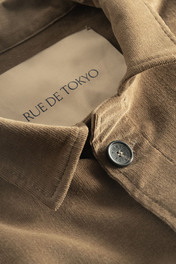 Rue de Tokyo CAMERON - CAMEL CORDUROY - LIMITED EDITION JACKETS CAMEL
