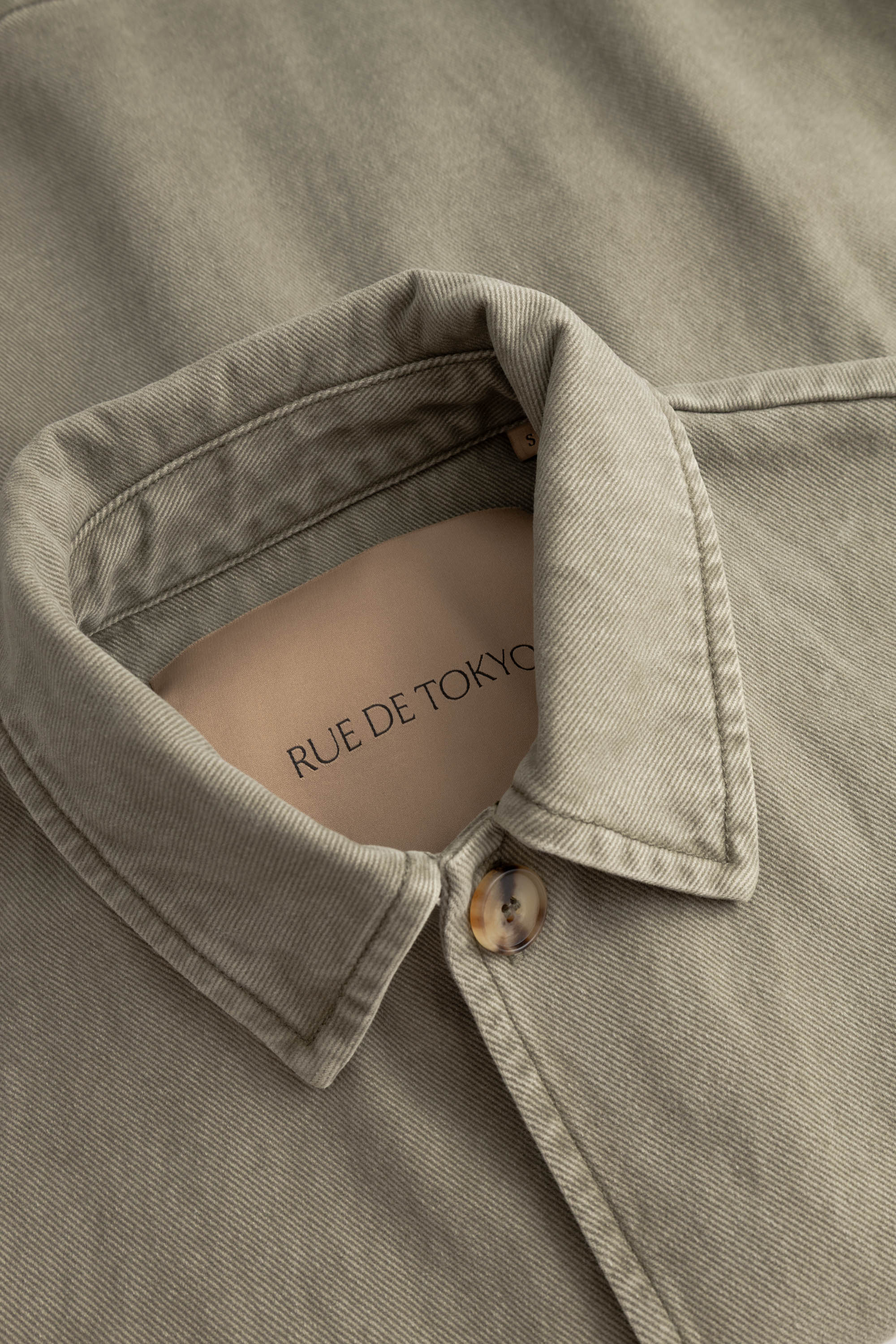 Rue de Tokyo CAMERON FADED TWILL Jackets SAGE GREEN