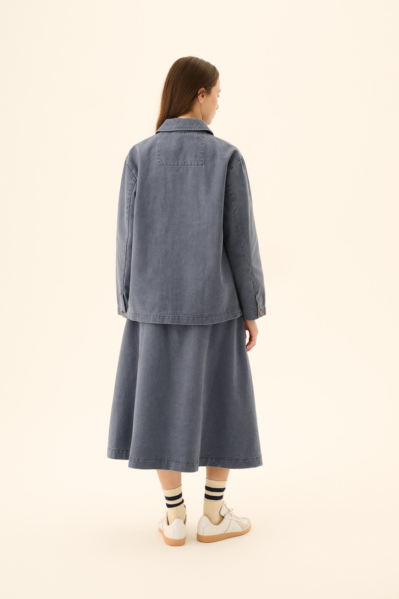 Rue de Tokyo CAMERON FADED TWILL Jackets SOFT BLUE