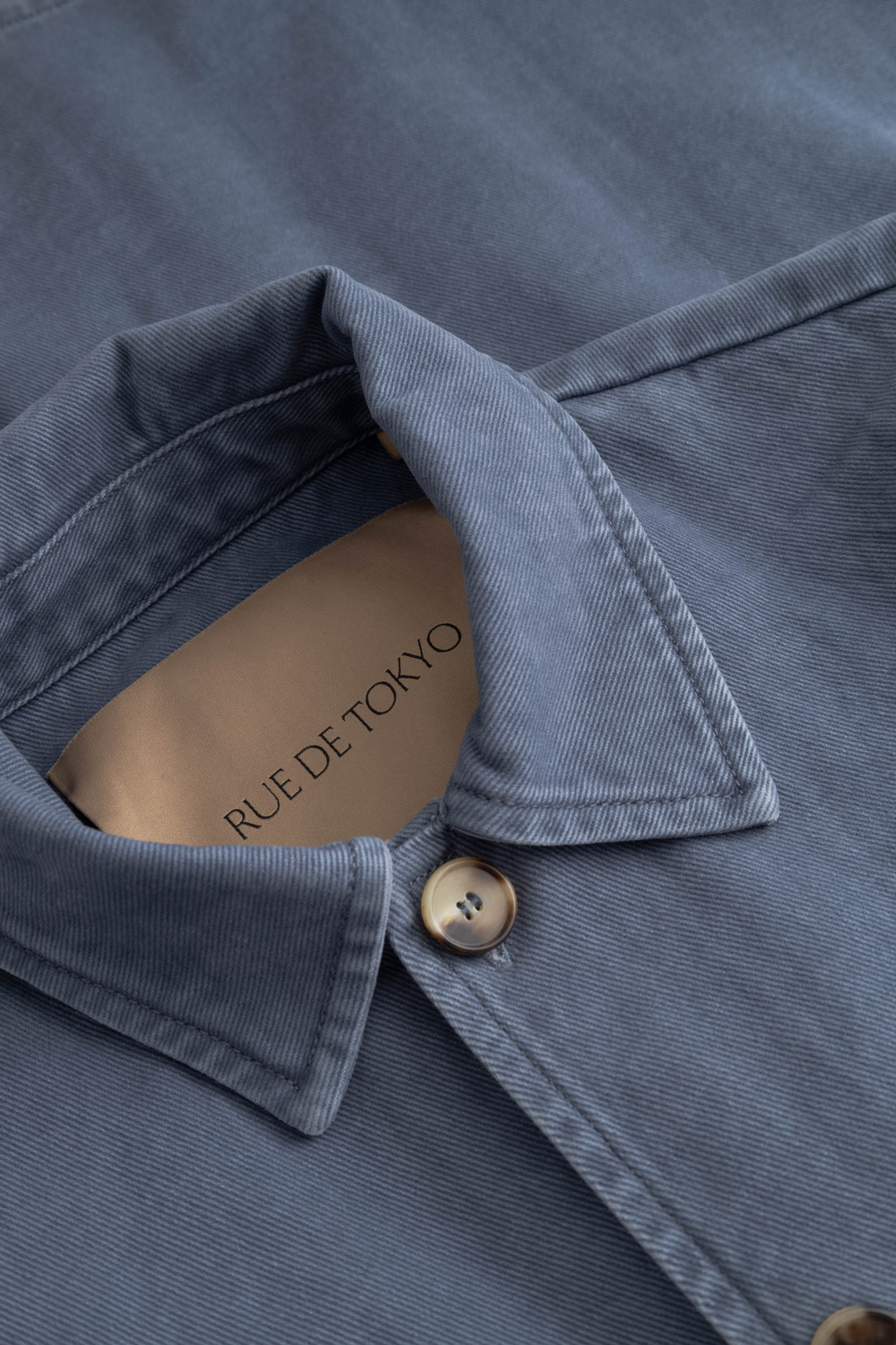 Rue de Tokyo CAMERON FADED TWILL Jackets SOFT BLUE