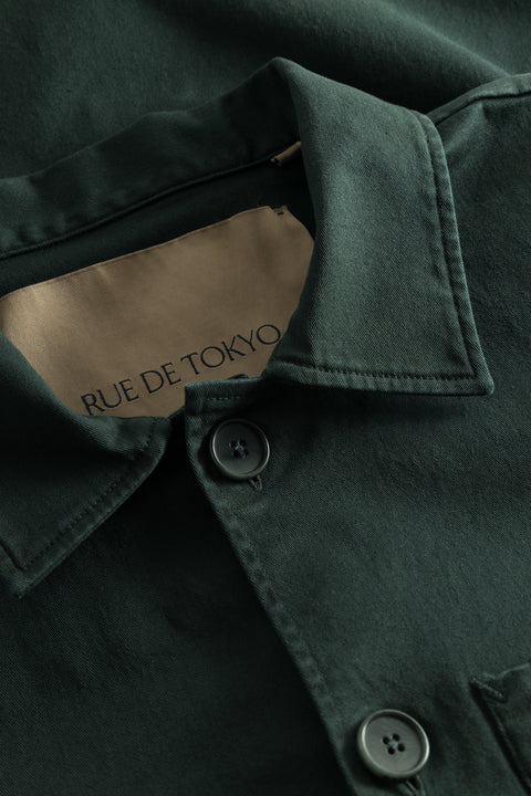 Rue de Tokyo CAMERON GARMENT DYED TWILL JACKETS SCARAB