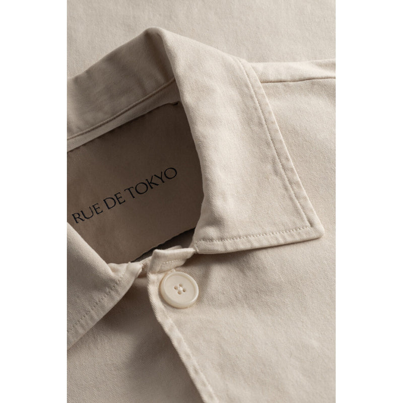 Rue de Tokyo CAMERON GARMENT DYED TWILL JACKETS CREAM