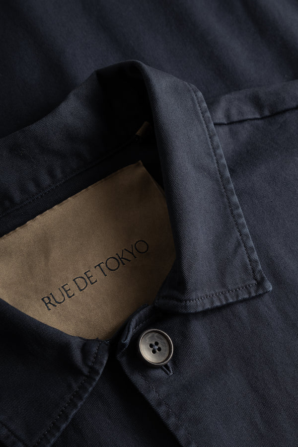 Rue de Tokyo CAMERON GARMENT DYED TWILL JACKETS DARK NAVY