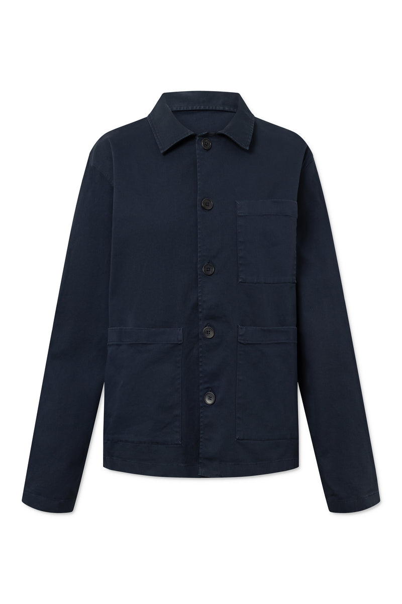 Rue de Tokyo CAMERON GARMENT DYED TWILL JACKETS DARK NAVY