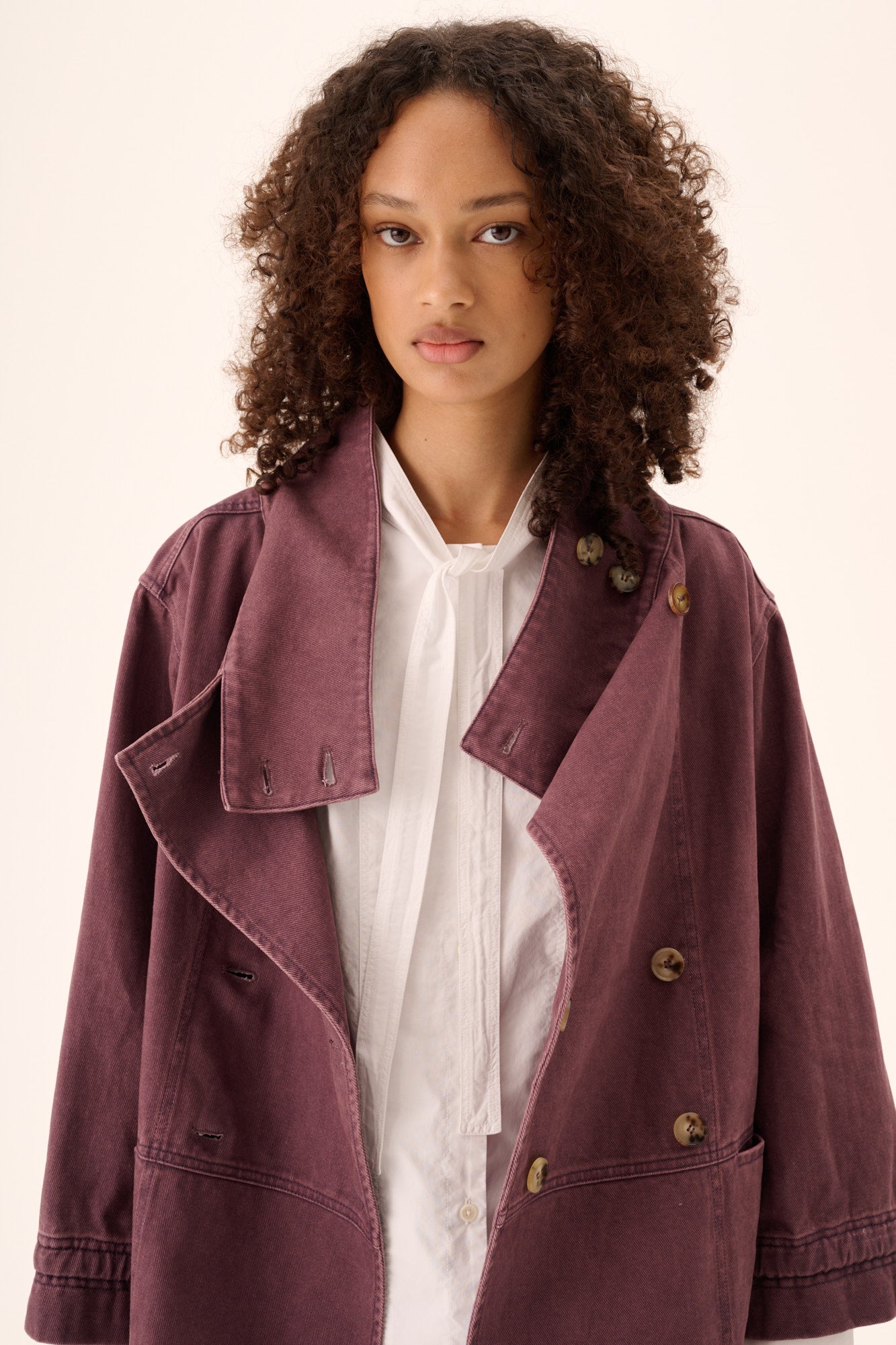 Rue de Tokyo CARALYN FADED TWILL Jackets FADED MAUVE