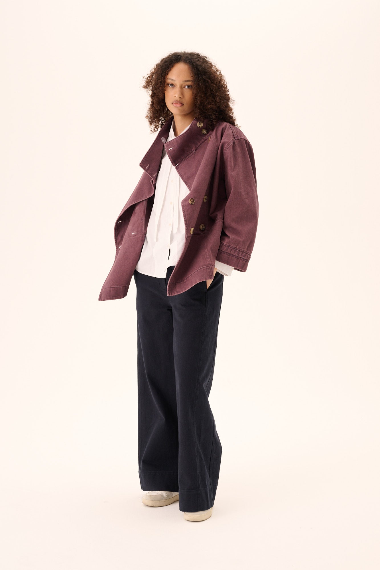 Rue de Tokyo CARALYN FADED TWILL Jackets FADED MAUVE