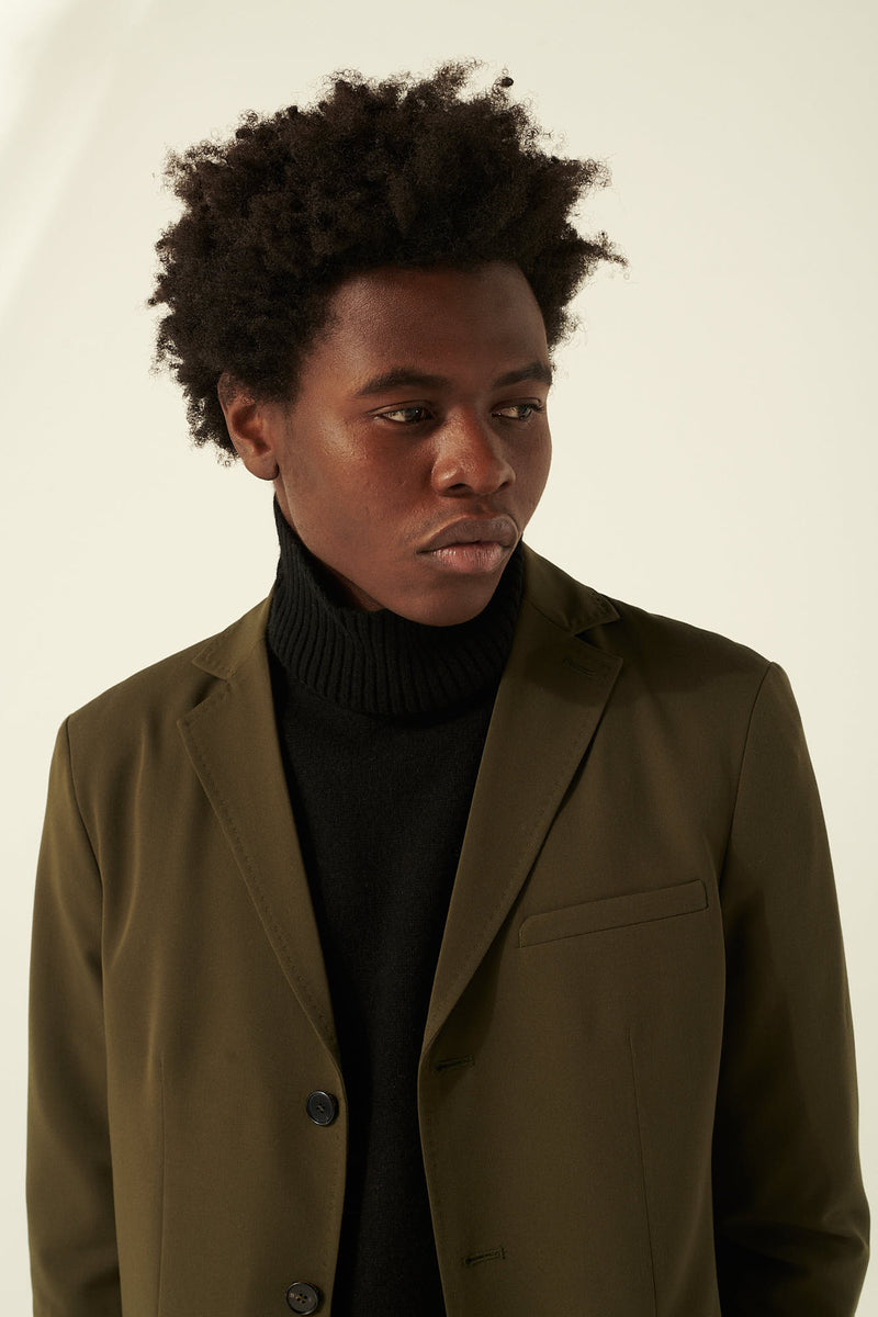 Rue de Tokyo CASPIAN SOLID TAILORING JACKETS MILITARY GREEN