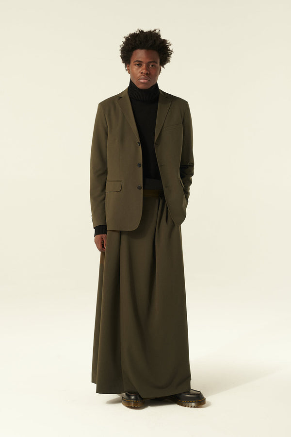 Rue de Tokyo CASPIAN SOLID TAILORING JACKETS MILITARY GREEN