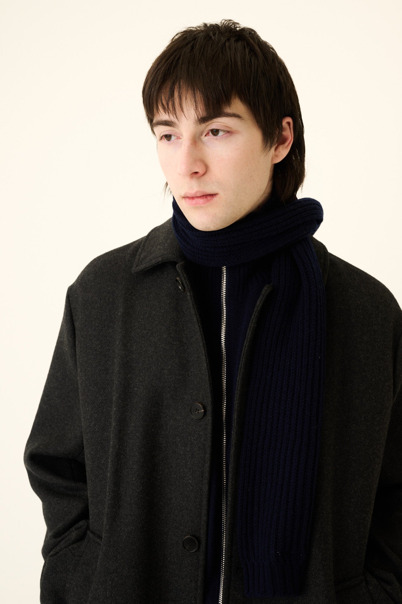 Rue de Tokyo CASS RECYCLED WOOL BLEND Outerwear GREY