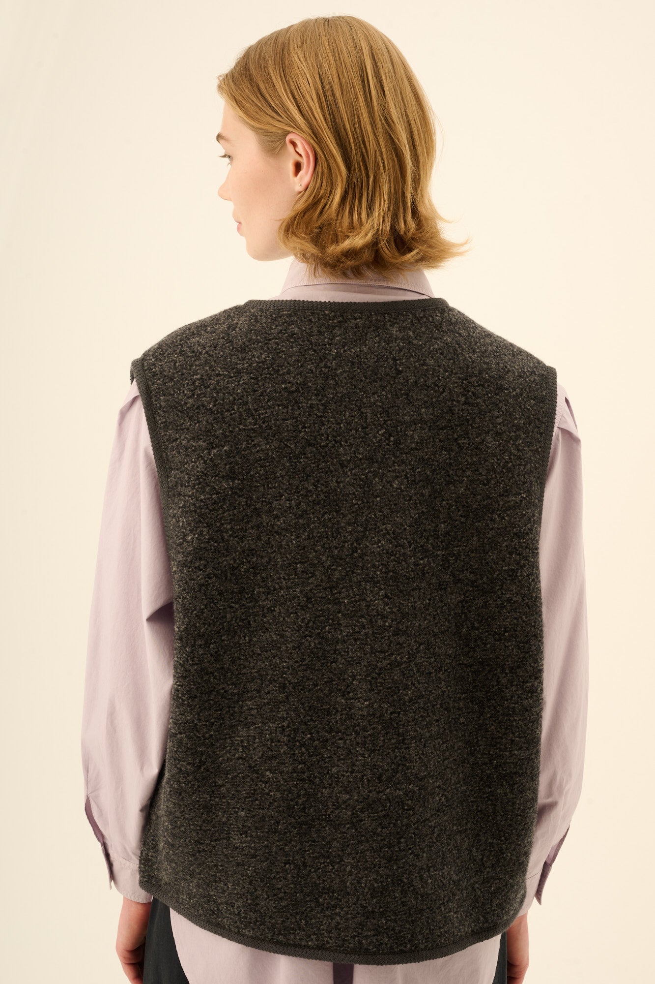 Rue de Tokyo CAS TEDDY Jackets DARK COAL