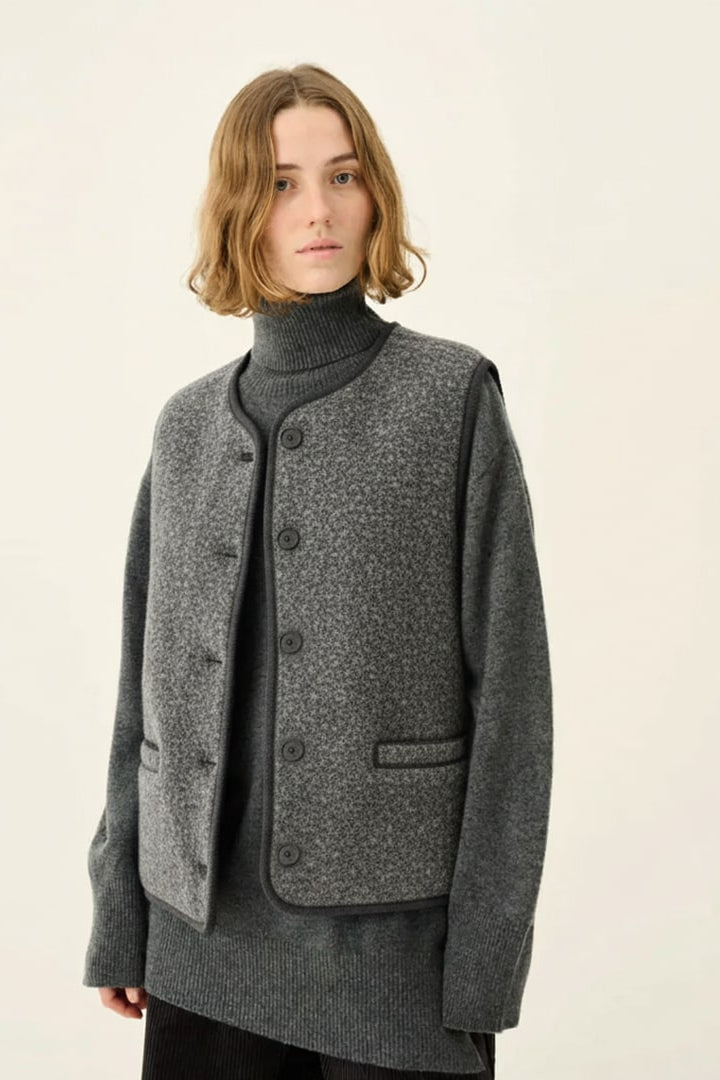 Rue de Tokyo CAS TEDDY Outerwear GREY MELANGE