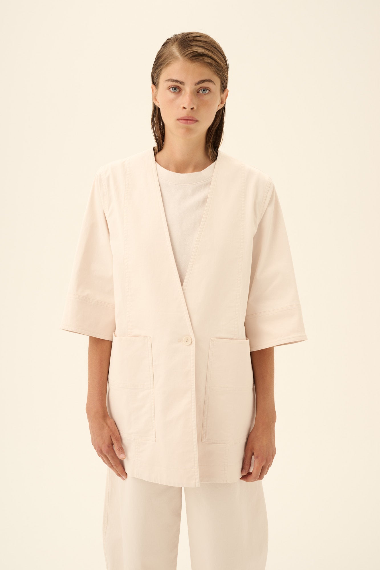 Rue de Tokyo CATIA TWILL Coats EGGSHELL