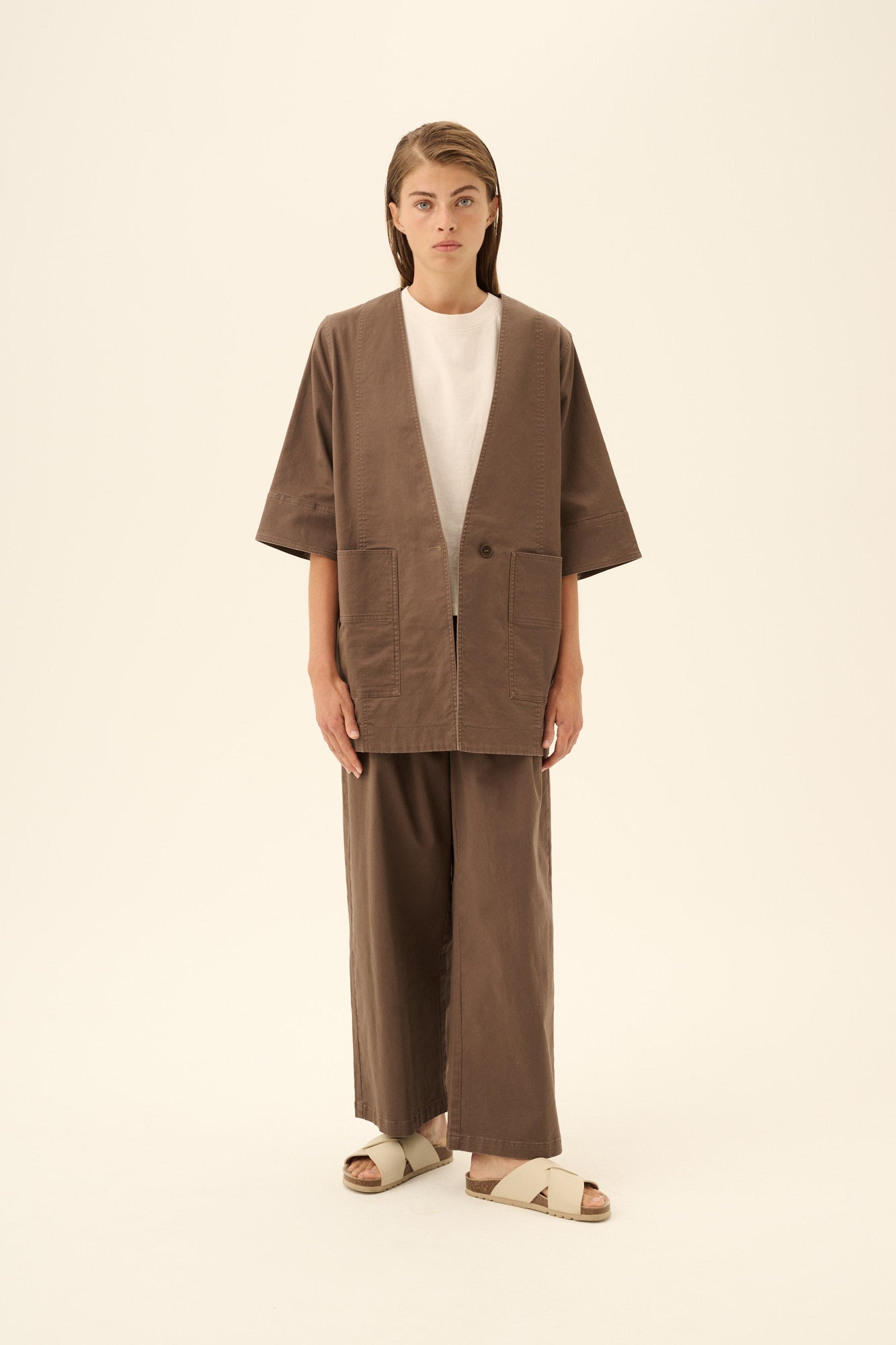 Rue de Tokyo CATIA TWILL Coats MALT BROWN