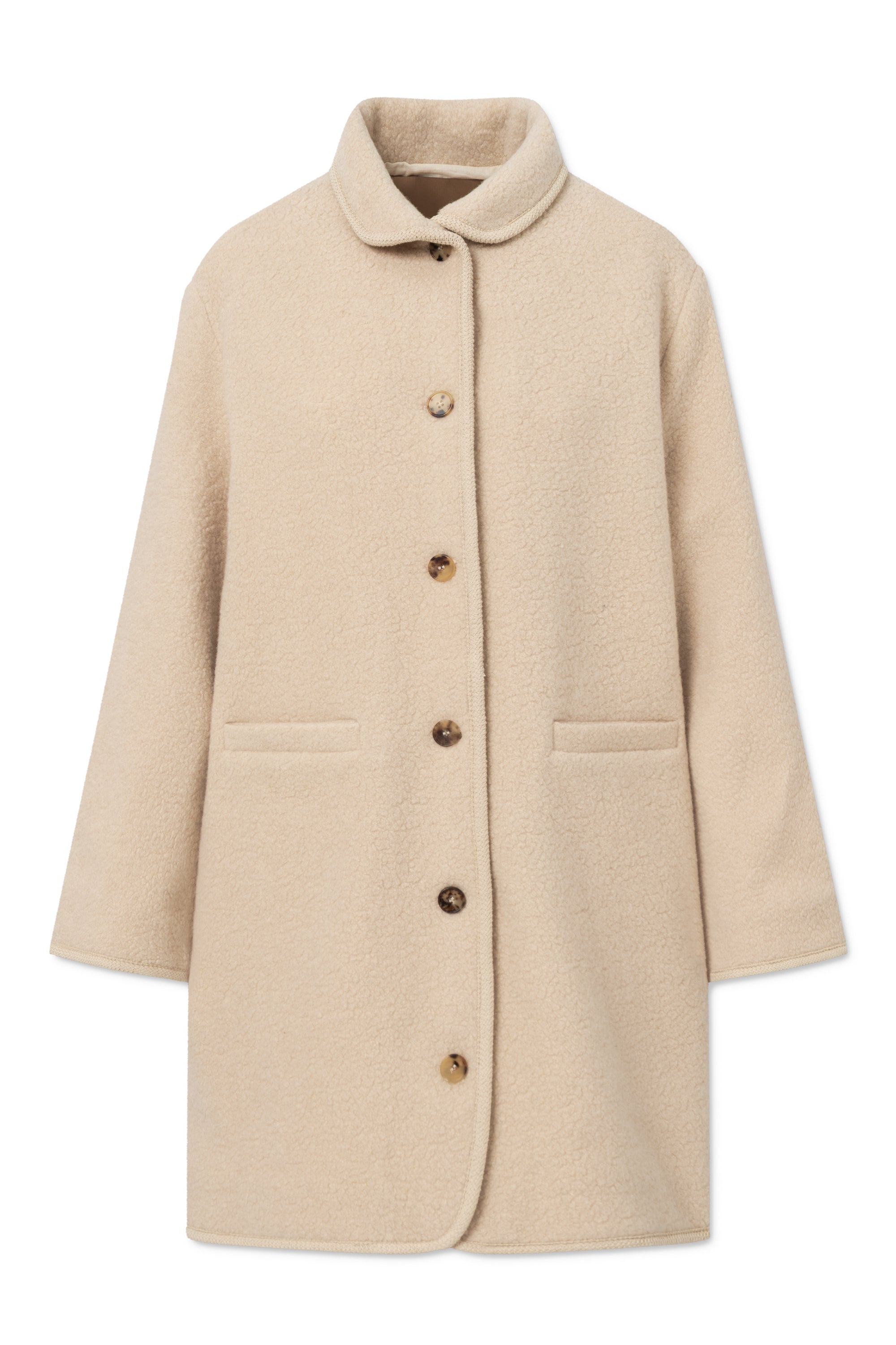 Rue de Tokyo CEDAR TEDDY Coats ECRU