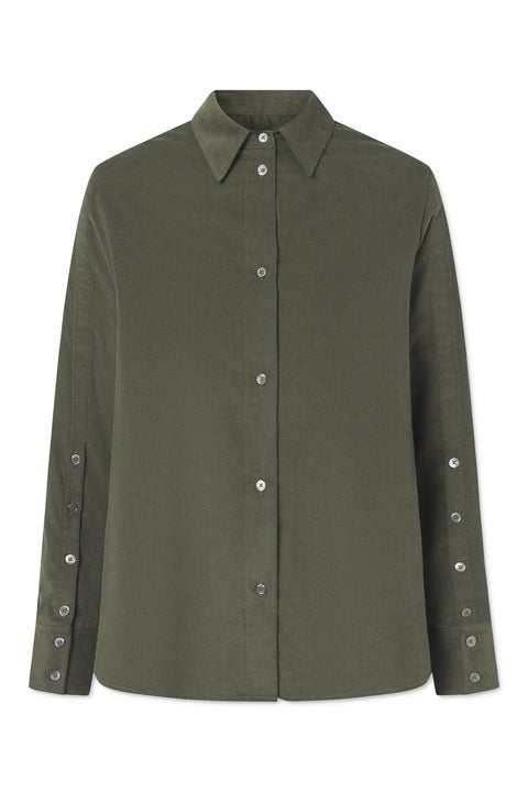 Rue de Tokyo CELESTA BABY CORD GOTS JACKETS MOSS GREEN