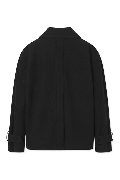 Rue de Tokyo CETTA HEAVY VIRGIN WOOL JACKETS BLACK