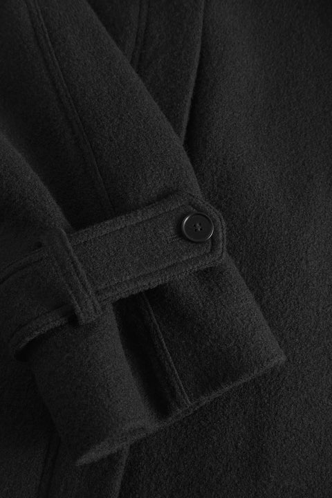 Rue de Tokyo CETTA HEAVY VIRGIN WOOL JACKETS BLACK