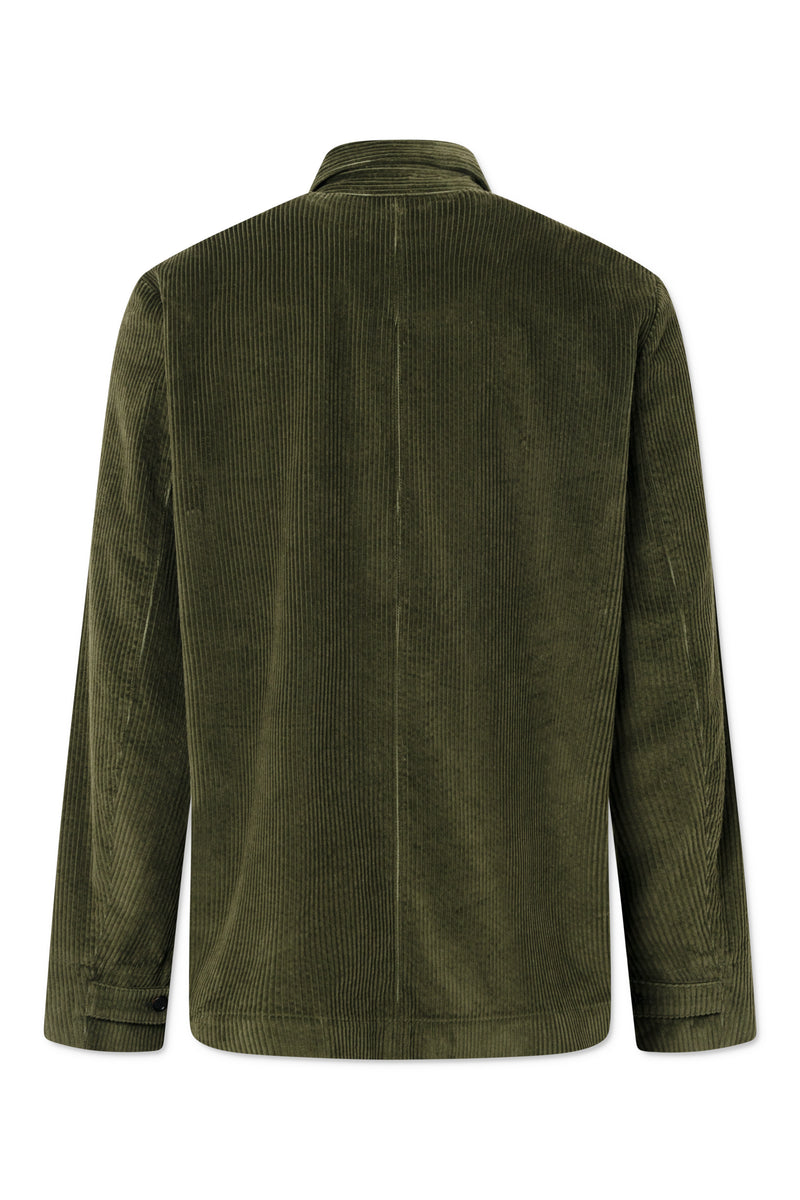 Rue de Tokyo CHARLES HEAVY CORDUROY JACKETS MOSS GREEN
