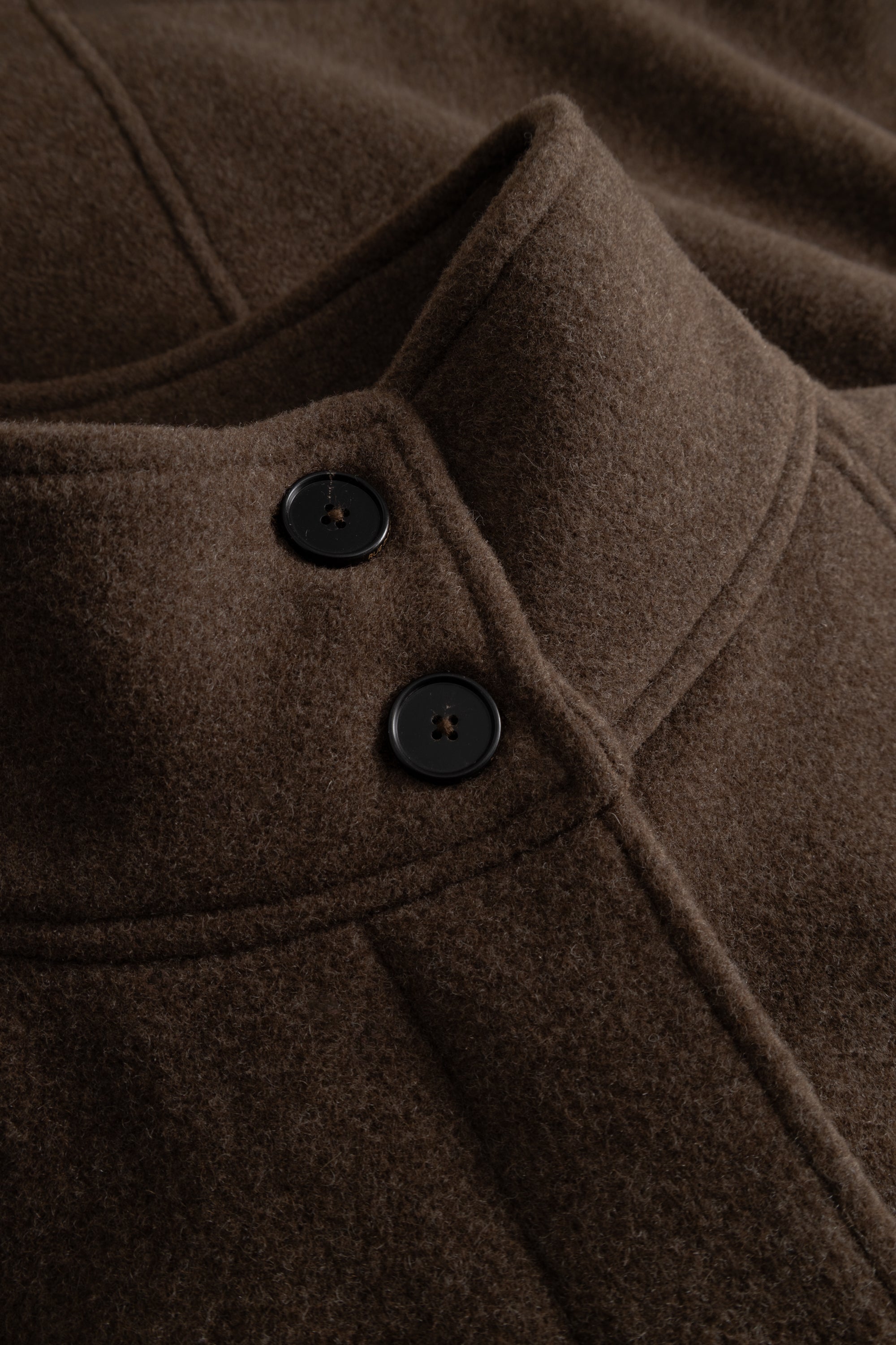 Rue de Tokyo CHIKA HEAVY WOOL Coats Brown Melange