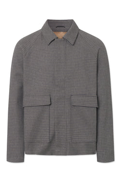 Rue de Tokyo CHRISTIAN FRIBURGI CHECK JACKETS NAVY/GREY CHECK