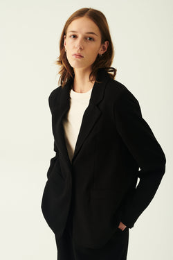 Rue de Tokyo CICI HEAVY CREPE BLAZERS BLACK