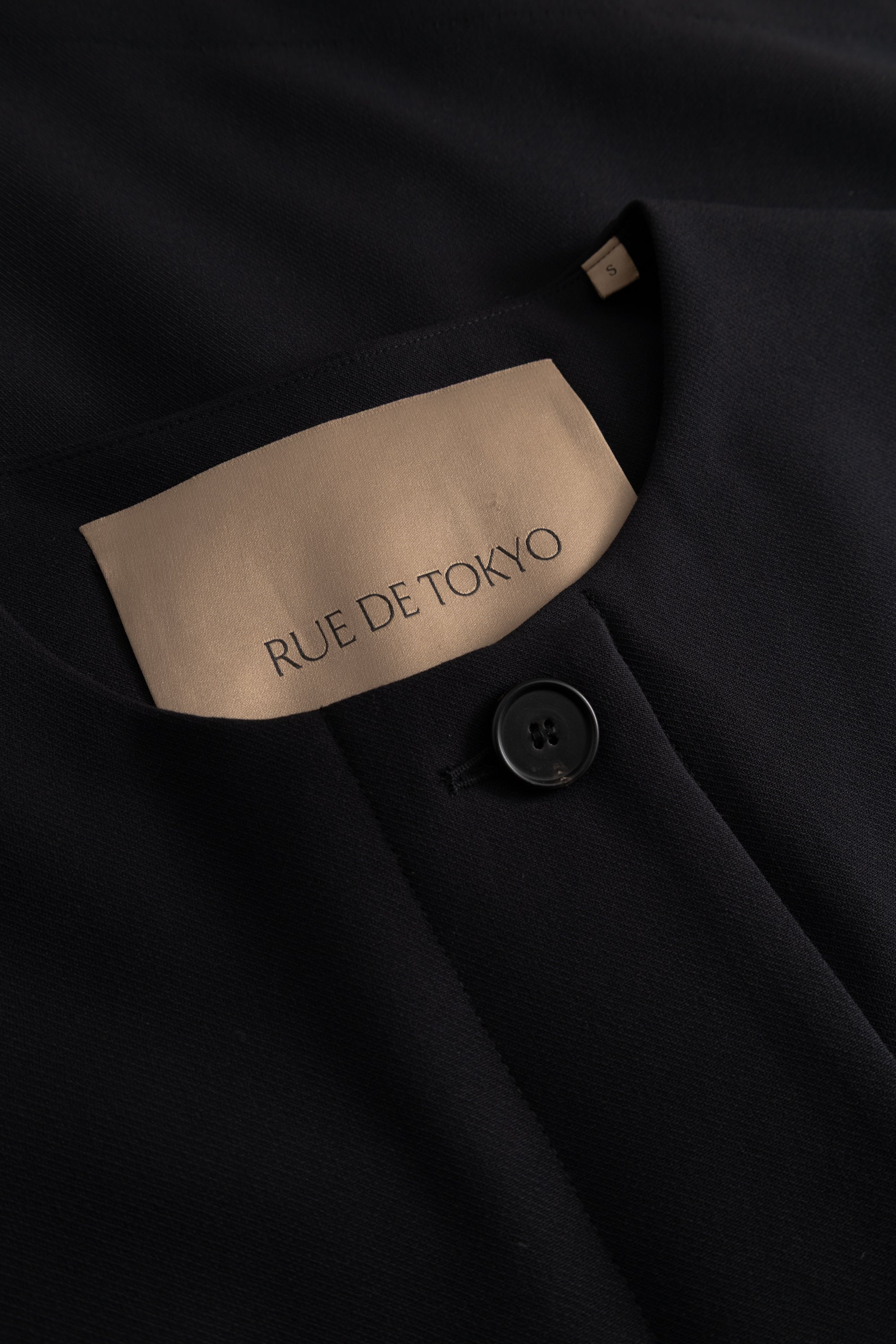 Rue de Tokyo CIROCCO WOOL VISCOSE Blouses BLACK