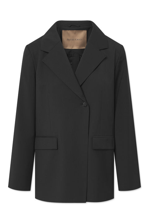 Rue de Tokyo CLAIRE TAILORING WOOL JACKETS BLACK