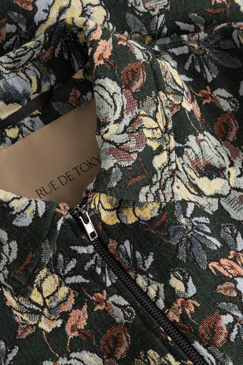 Jacquard Floral Jacket – Sahara