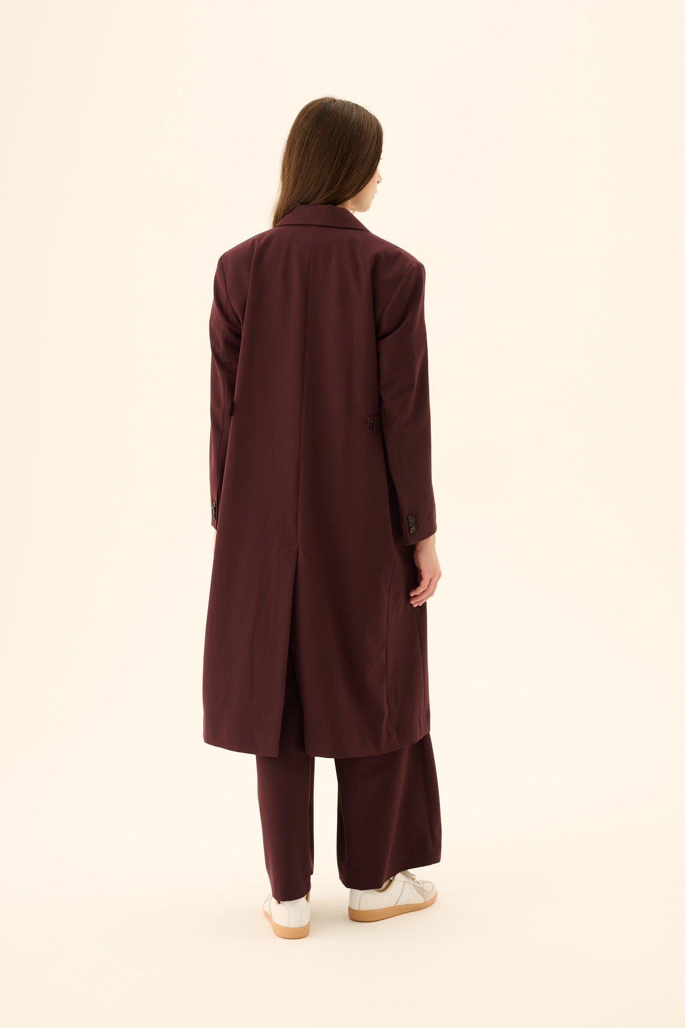 Rue de Tokyo COLLY SOLID TAILORING Coats AUBERGINE