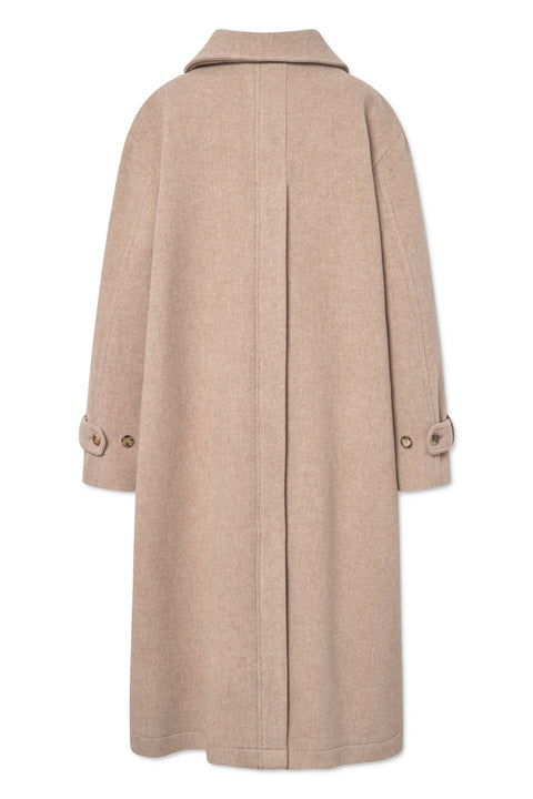 Rue de Tokyo CORELIE HEAVY WOOL COATS BEIGE MELANGE