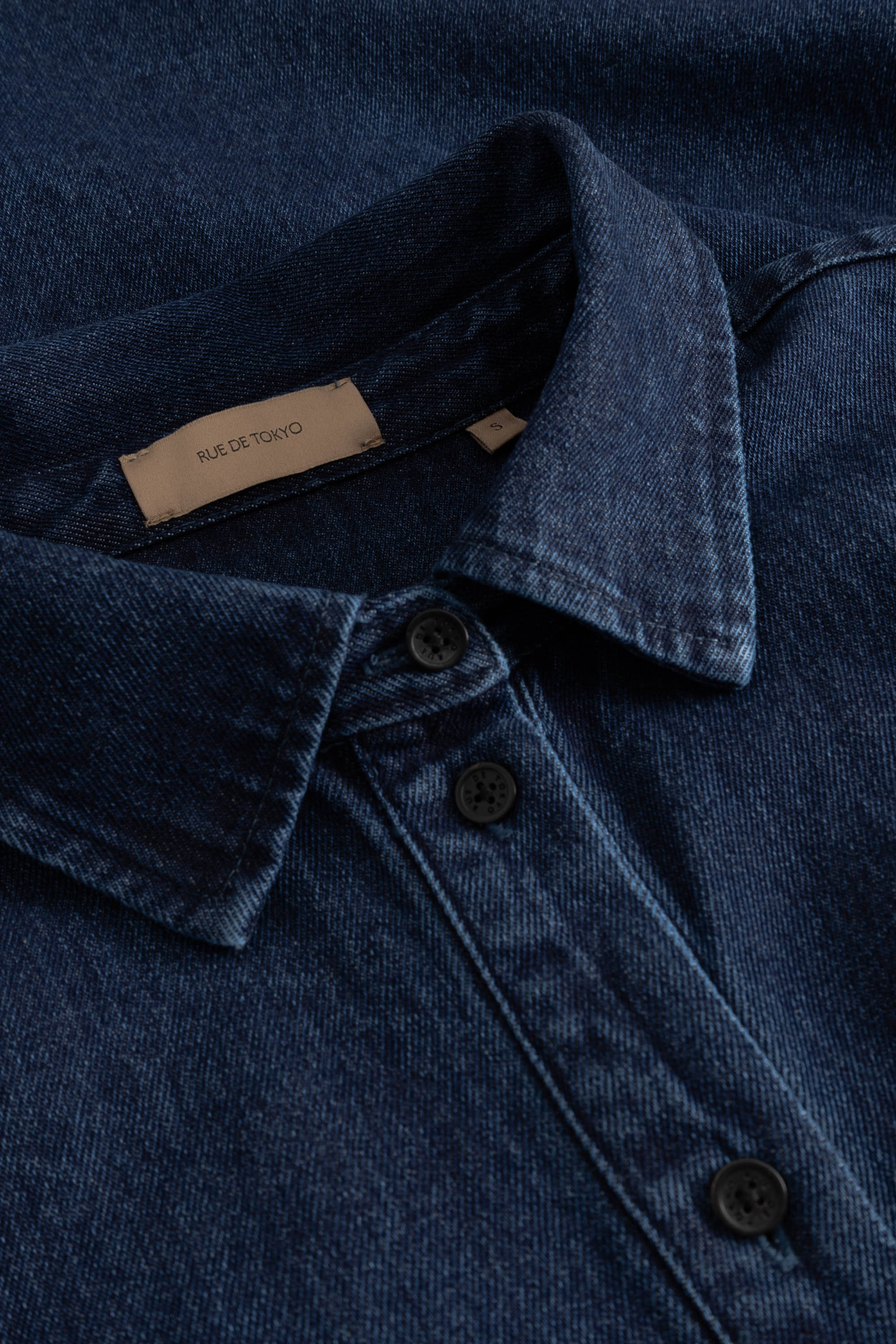 Rue de Tokyo DABRIA ORGANIC HEAVY DENIM Dresses Dark Denim