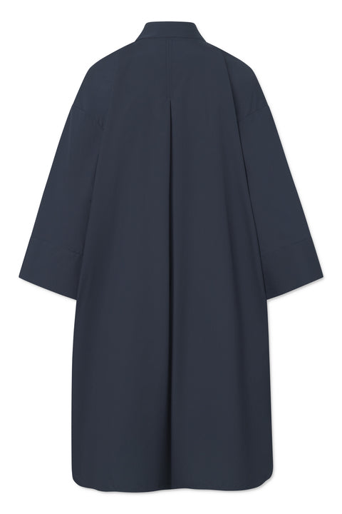 Rue de Tokyo DAI NON IRON POPLIN DRESSES NAVY