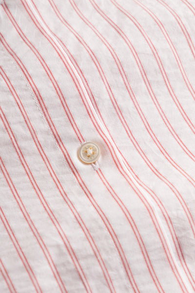 DALE STRIPED SEERSUCKER COTTON - RED/WHITE STRIPE – Rue De Tokyo DALE STRIPED SEERSUCKER COTTON - RED/WHITE STRIPE – Rue De Tokyo