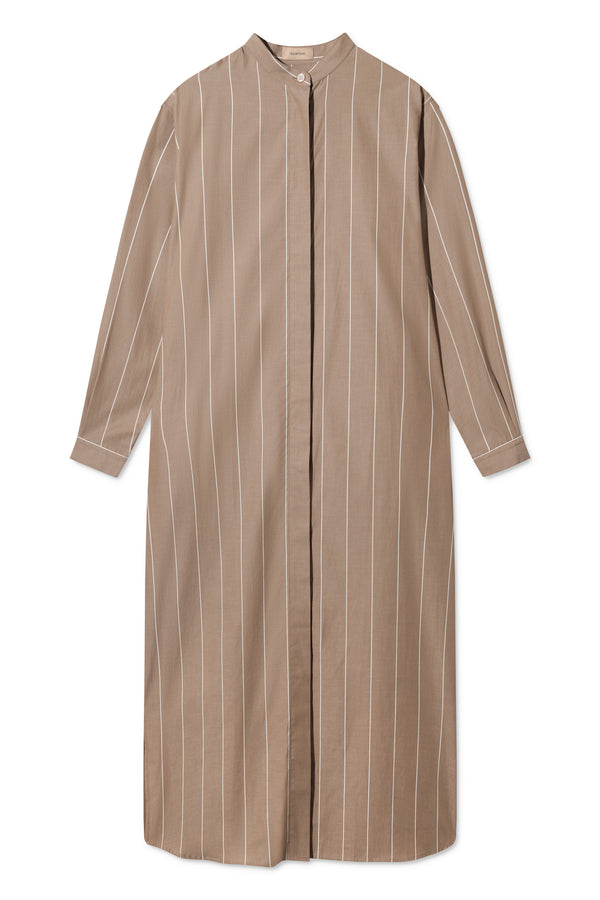 Rue de Tokyo DALINA DRESS BROWN STRIPE DRESSES BROWN STRIPE
