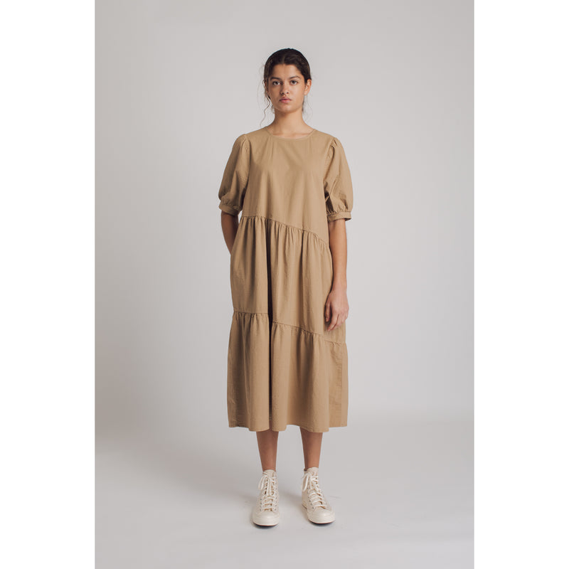 Rue de Tokyo DALYA DRESS TOBACCO BROWN DRESSES