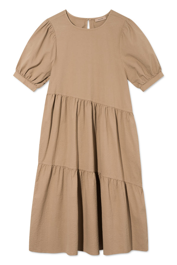 Rue de Tokyo DALYA DRESS TOBACCO BROWN DRESSES TOBACCO BROWN