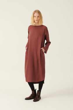 Rue de Tokyo DAMILA TENCEL DRESSES DARK BERRY