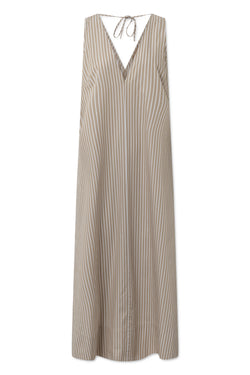 Rue de Tokyo DANI VENICE SUNBLEACHED STRIPE DRESSES WARM SAND