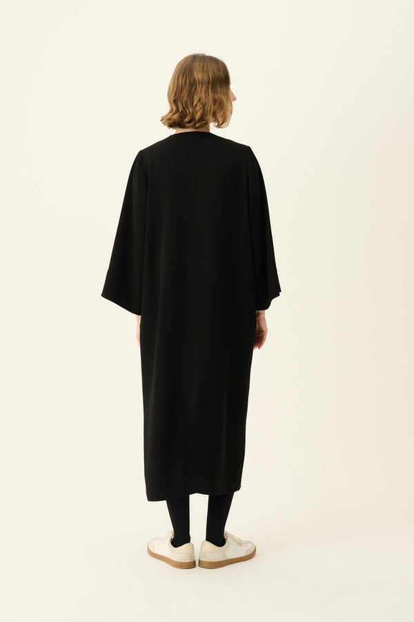 Rue de Tokyo DANUTAS RECYCLED HEAVY CREPE DRESSES BLACK