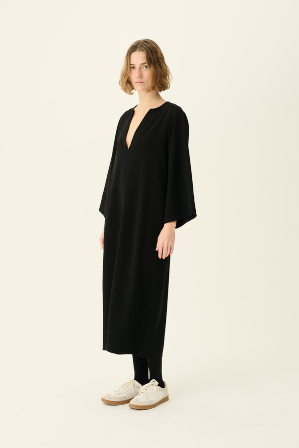 Rue de Tokyo DANUTAS RECYCLED HEAVY CREPE Dresses BLACK