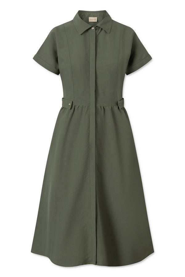 Rue de Tokyo DANU DRESS - KHAKI DRESSES KHAKI