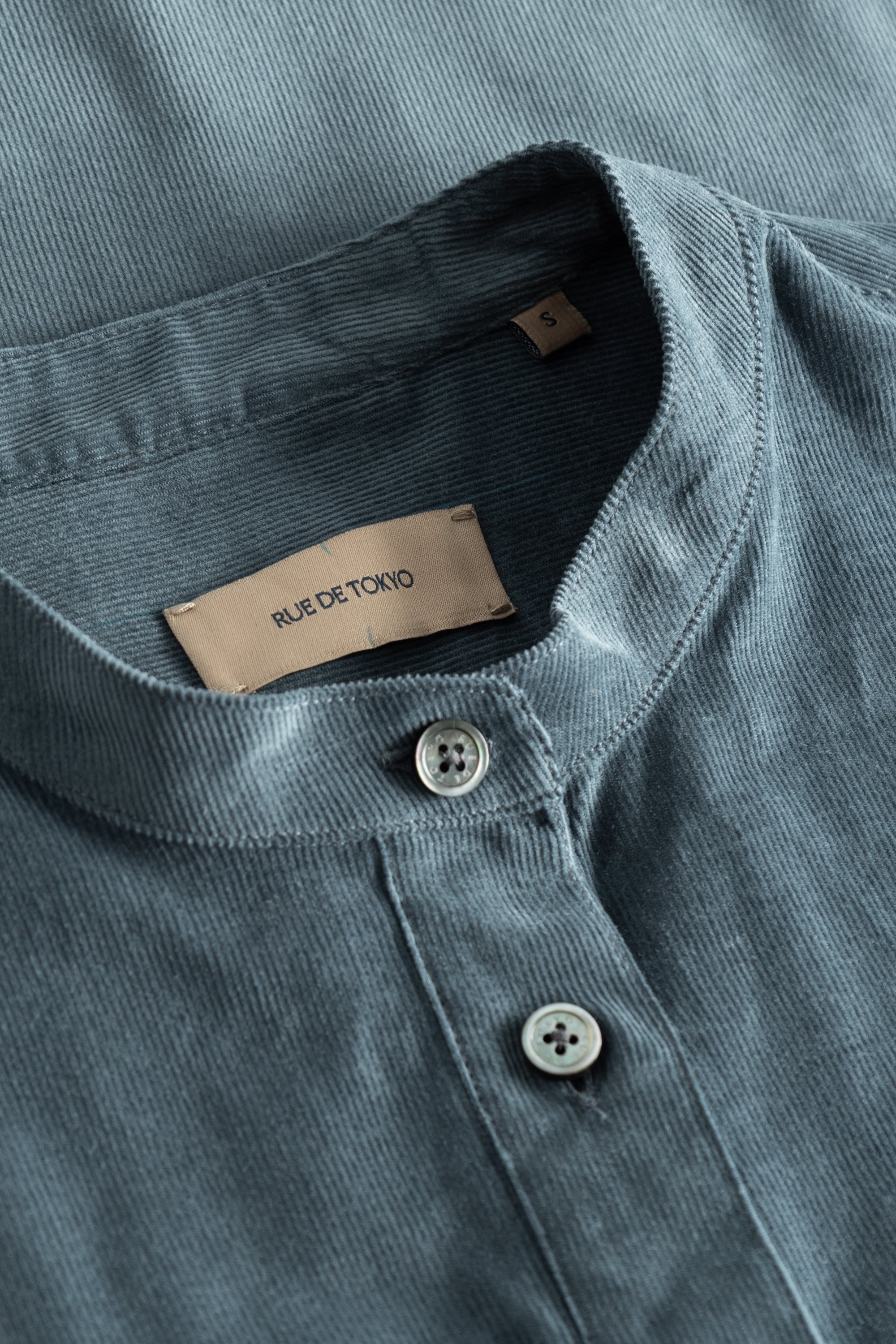 Rue de Tokyo DARIANNA BABY CORDUROY DRESSES FRENCH BLUE