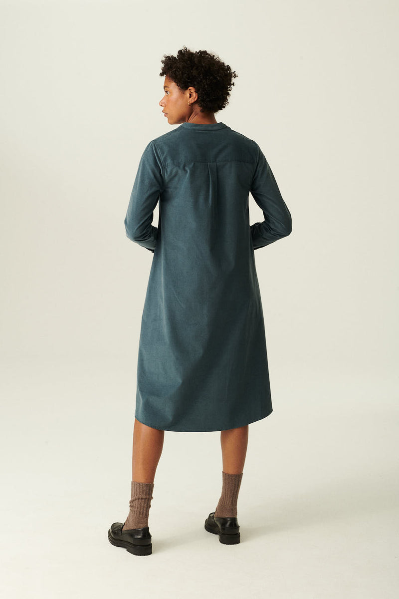 Rue de Tokyo DARIANNA BABY CORDUROY DRESSES FRENCH BLUE