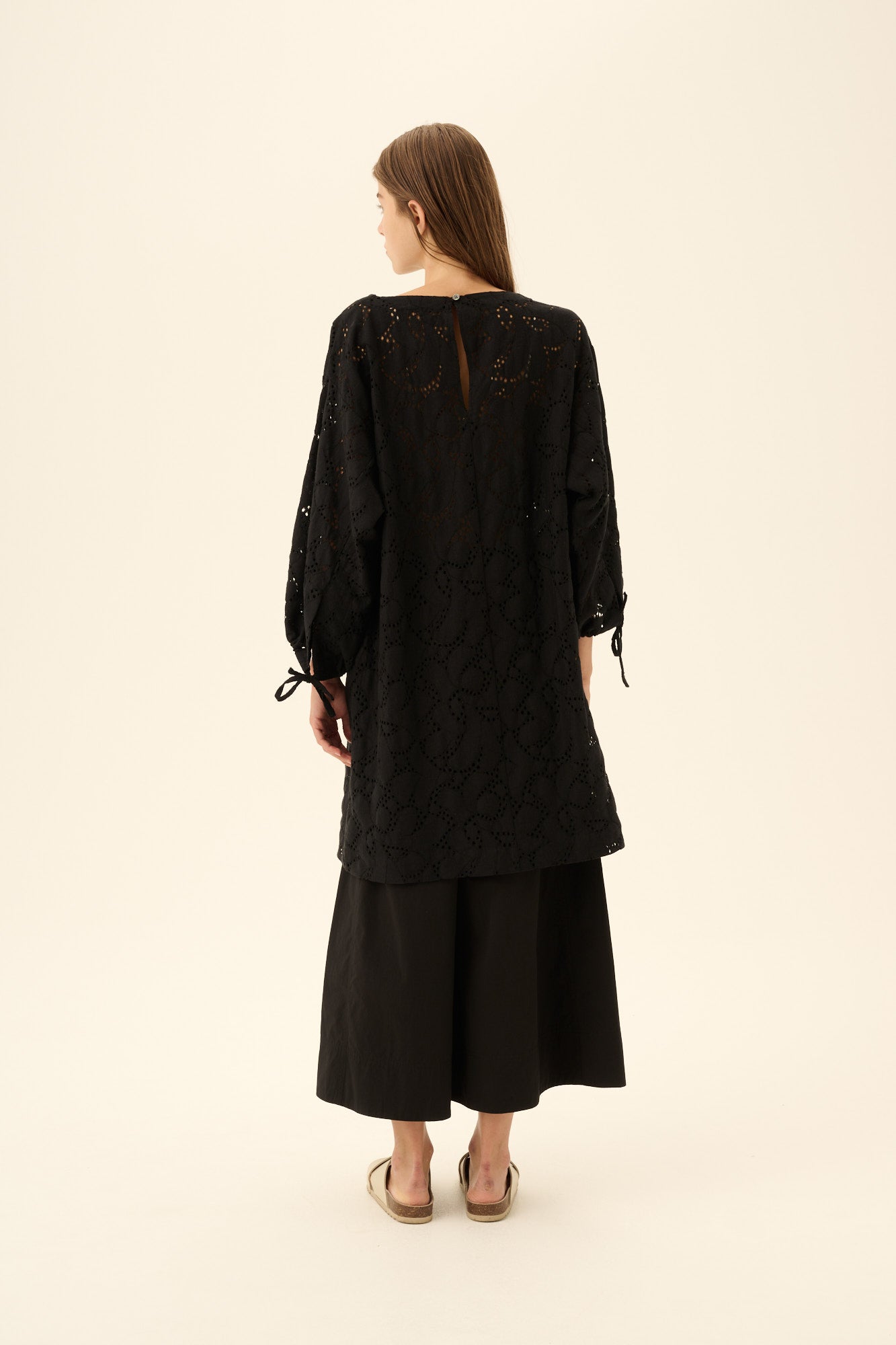 Rue de Tokyo DECIA SOFT LACE Dresses BLACK