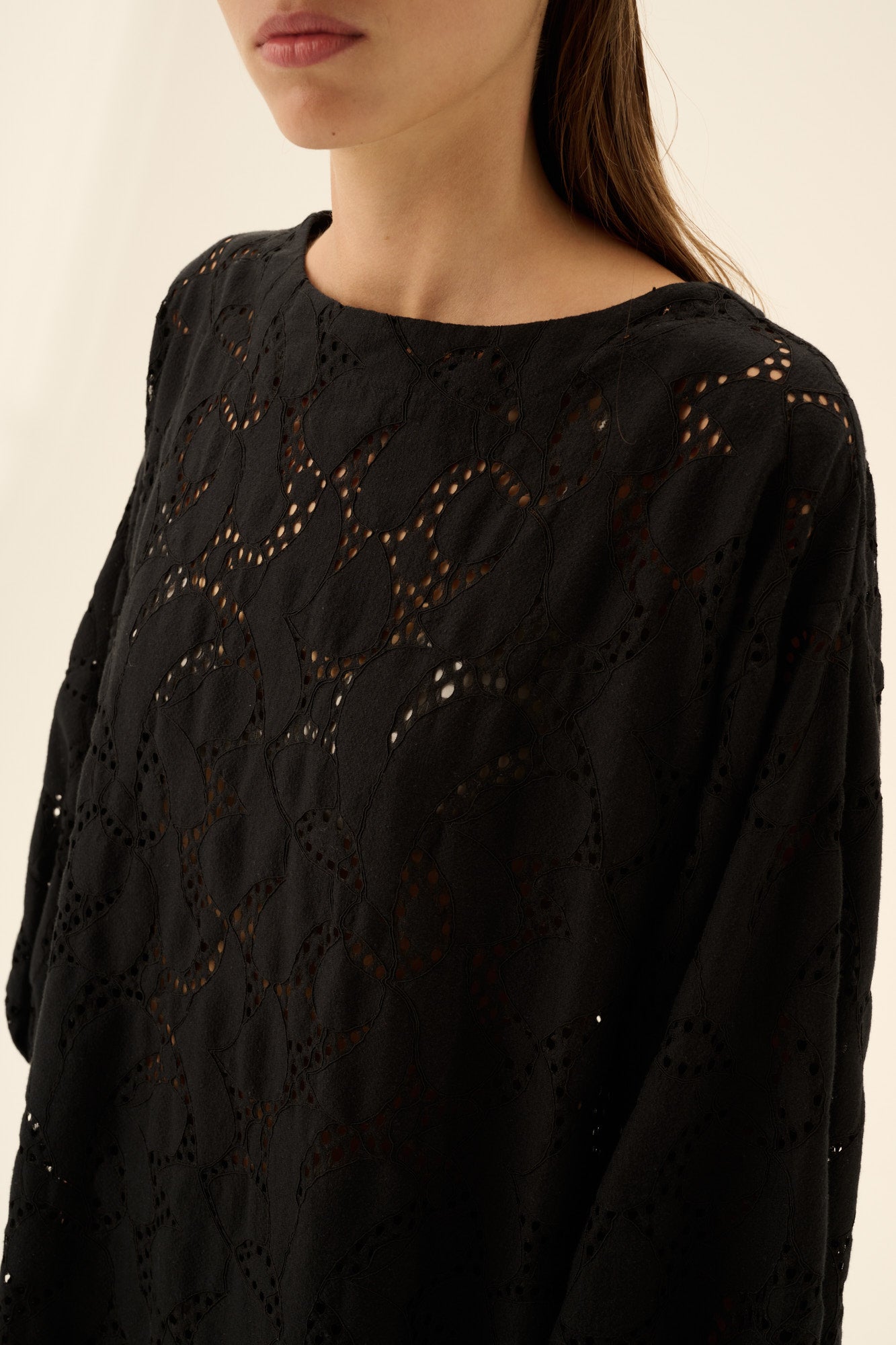 Rue de Tokyo DECIA SOFT LACE Dresses BLACK