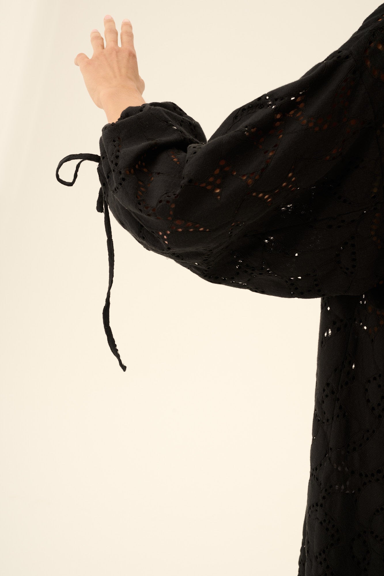 Rue de Tokyo DECIA SOFT LACE Dresses BLACK